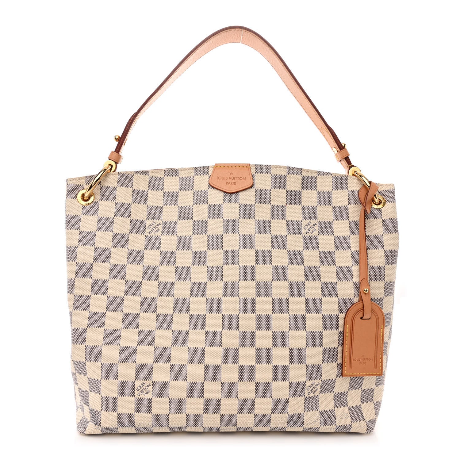 Louis Vuitton Damier Azur Graceful PM Rose Ballerine 1 of 11