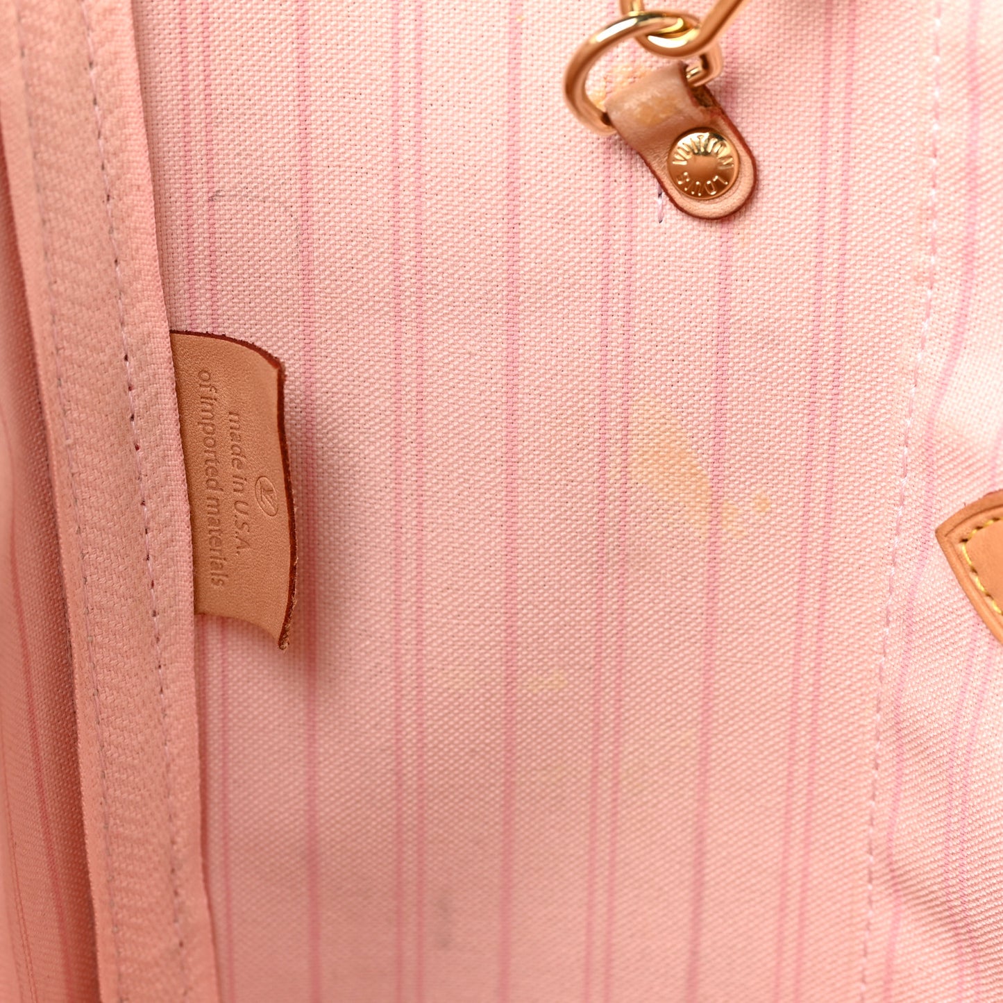Damier Azur Neo Neverfull MM Rose Ballerine