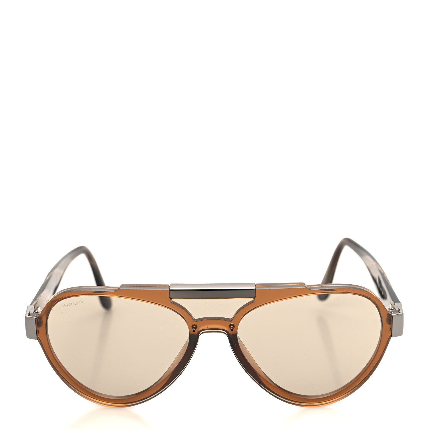 Prada Acetate Aviator Sunglasses SPR01U Brown 2 of 7