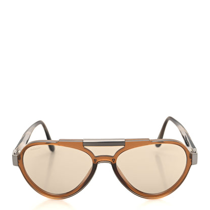 Prada Acetate Aviator Sunglasses SPR01U Brown 2 of 7
