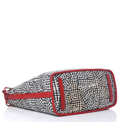 MCM Visetos Medium Liz Reversible Shopper Tote Ruby Red 7 of 21