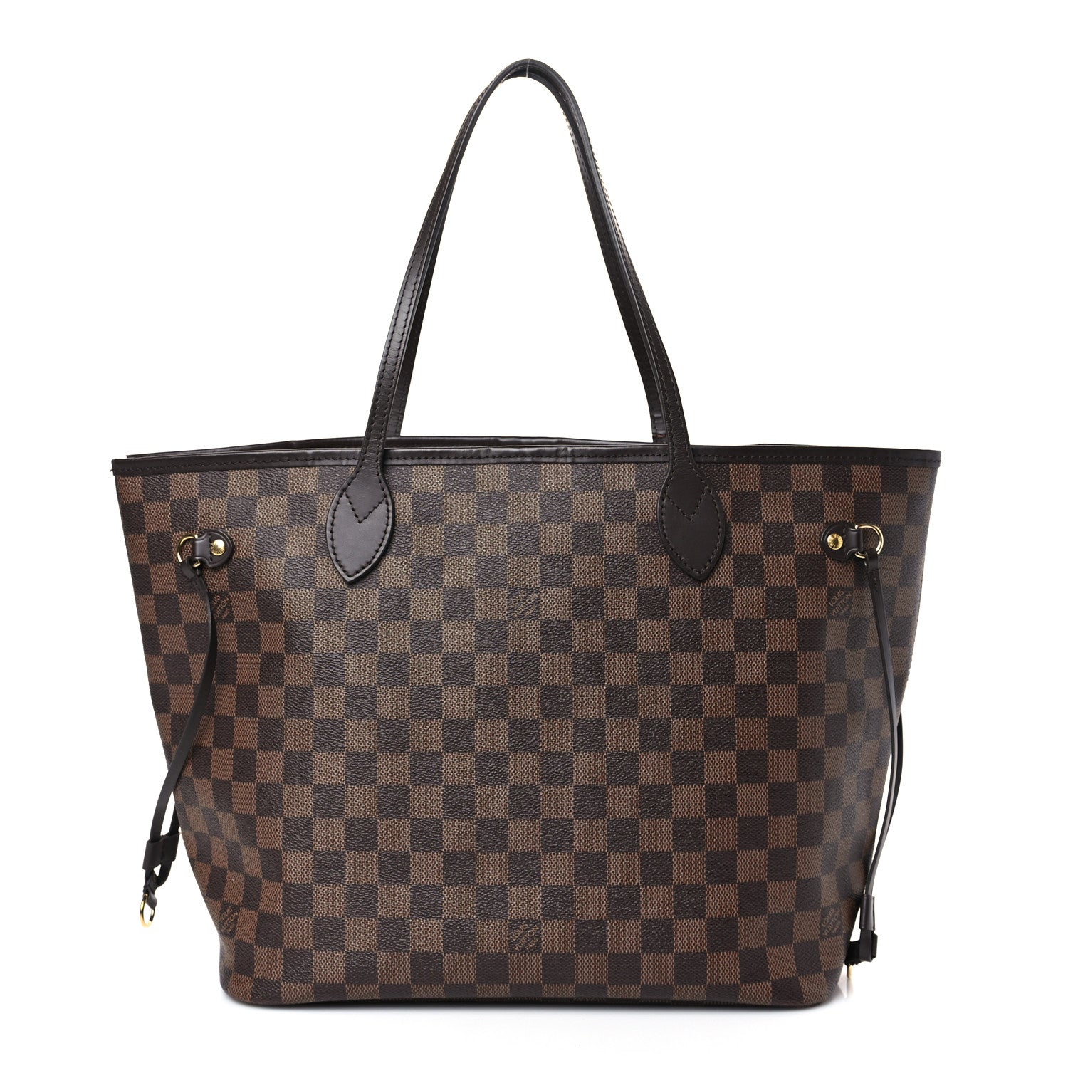 Louis Vuitton Damier Ebene Neo Neverfull MM Rose Ballerine 3 of 9