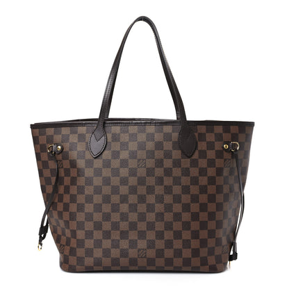Louis Vuitton Damier Ebene Neo Neverfull MM Rose Ballerine 3 of 9