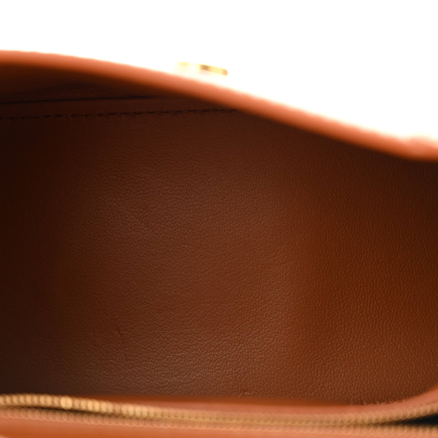Shiny Box Calfskin Small Hourglass Top Handle Bag Camel