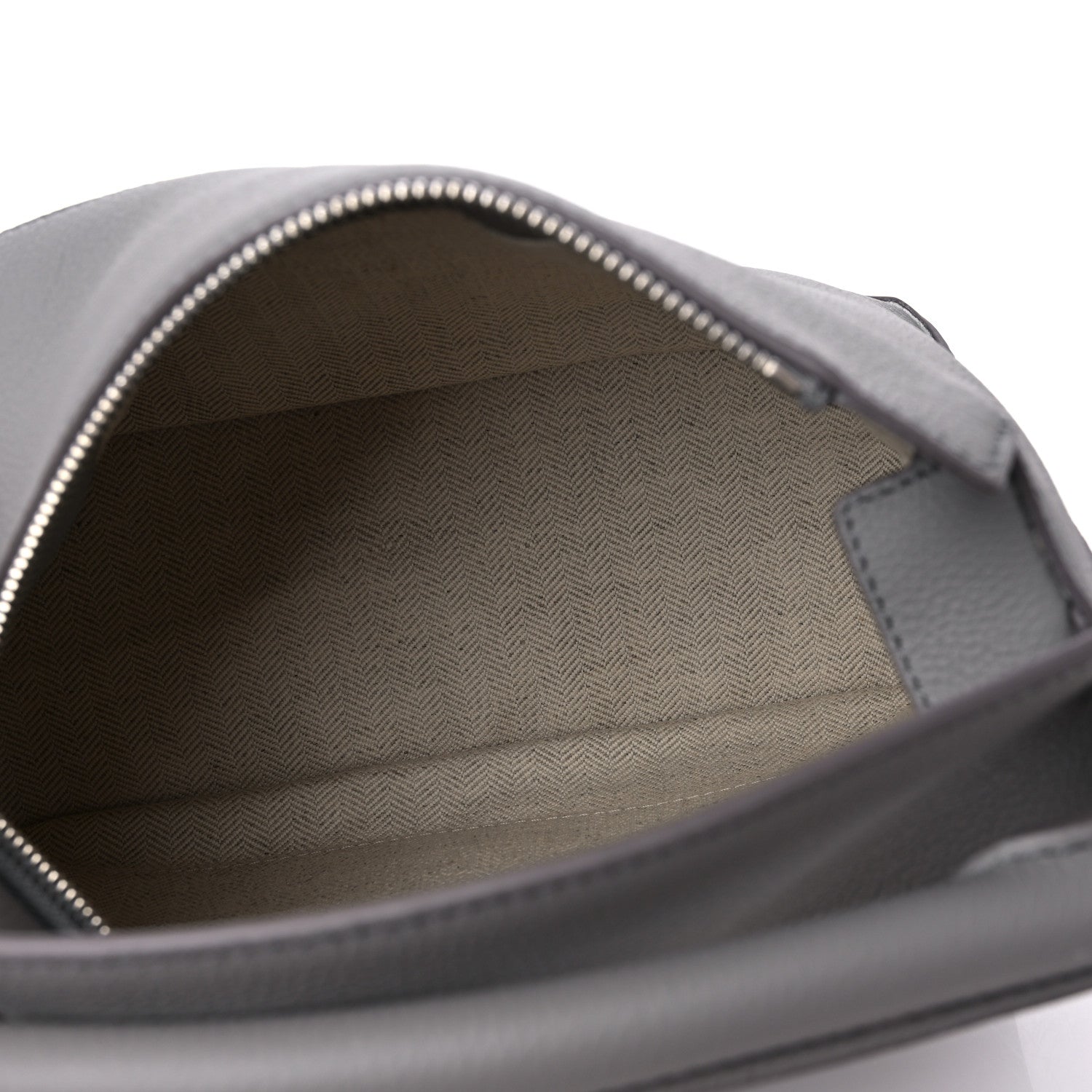 Loewe Soft Grained Calfskin Small Puzzle Edge Bag Pearl Grey 5 of 8