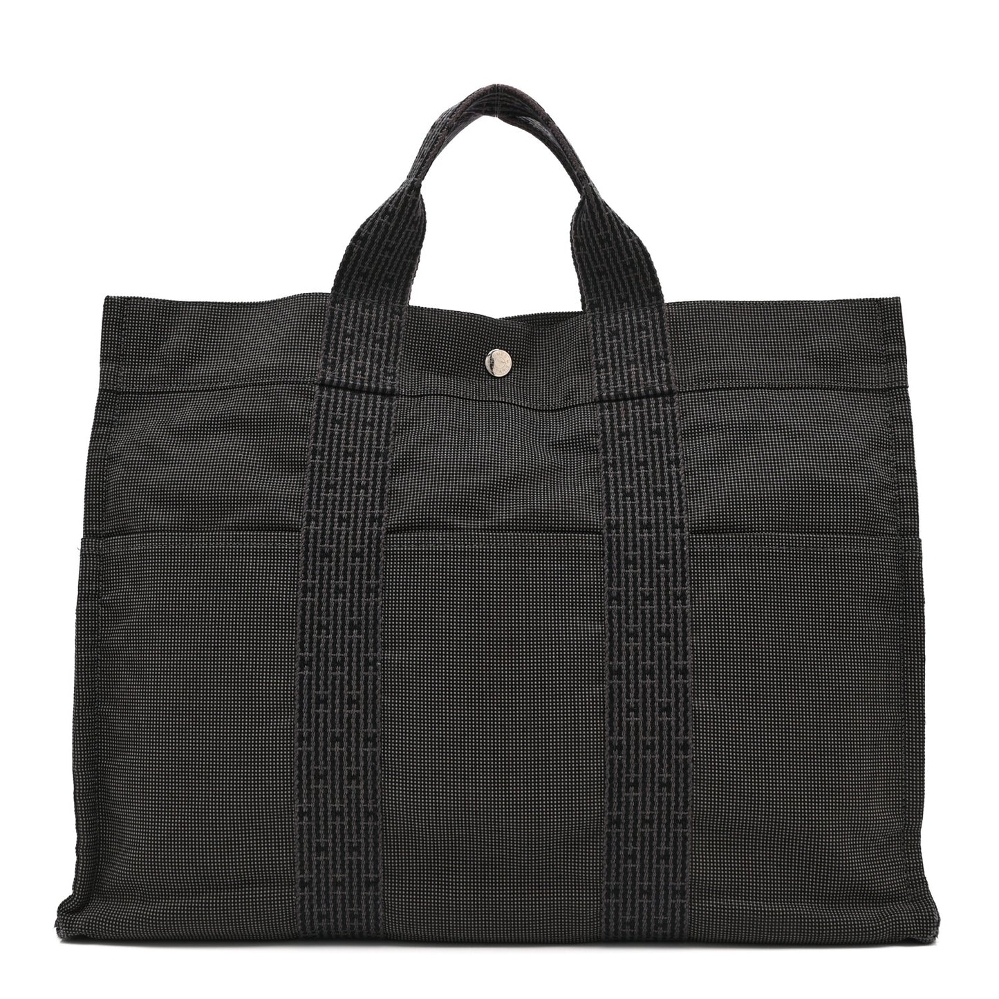 Canvas Herline MM Tote Grey