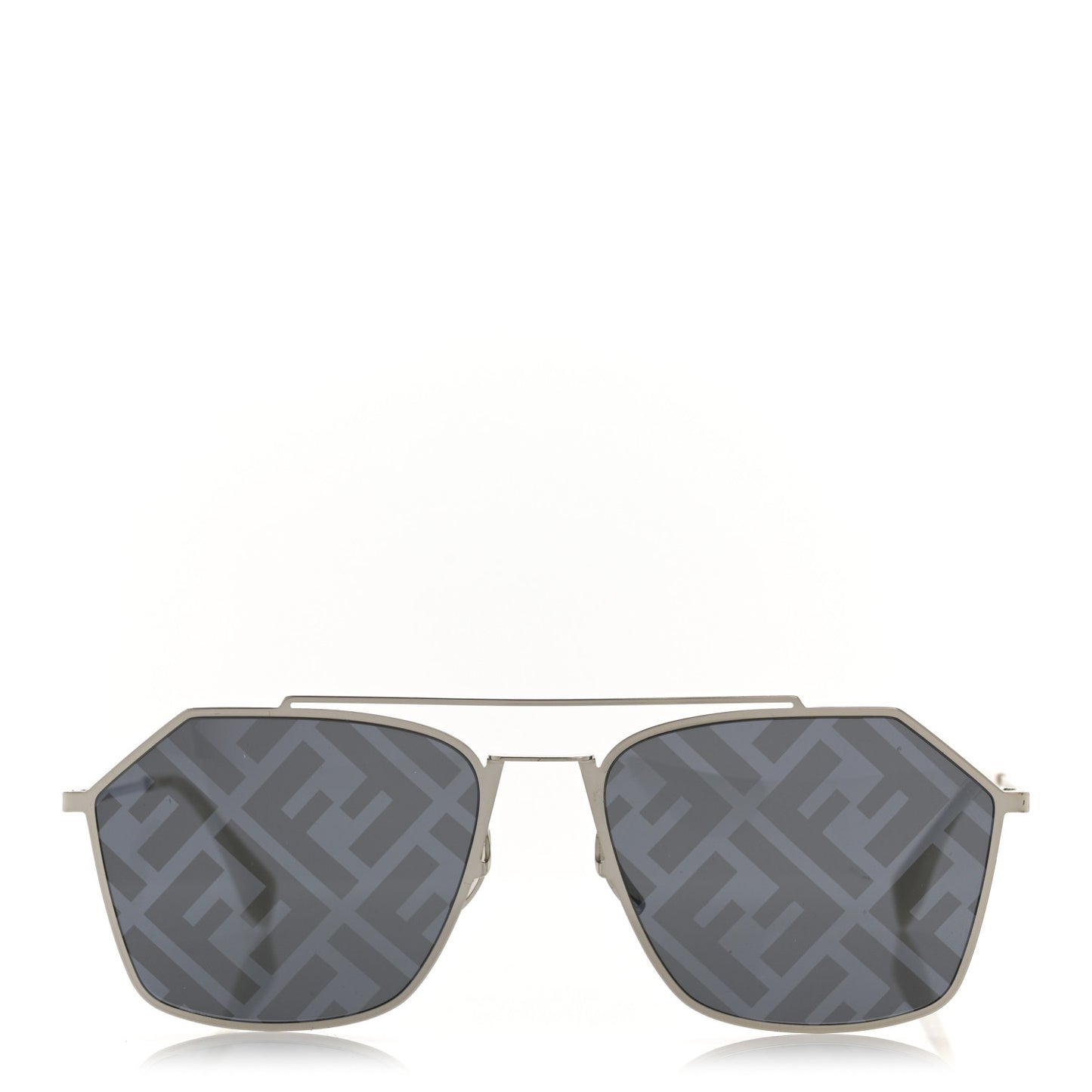 Metal Aviator Sunglasses FFM0022/S Silver