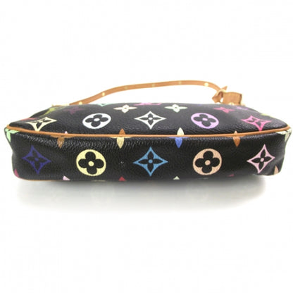 Louis Vuitton Monogram Multicolor Pochette Accessories Black 4 of 9