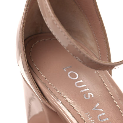 Louis Vuitton Patent Fame Platform Sandals 36.5 Beige 11 of 11