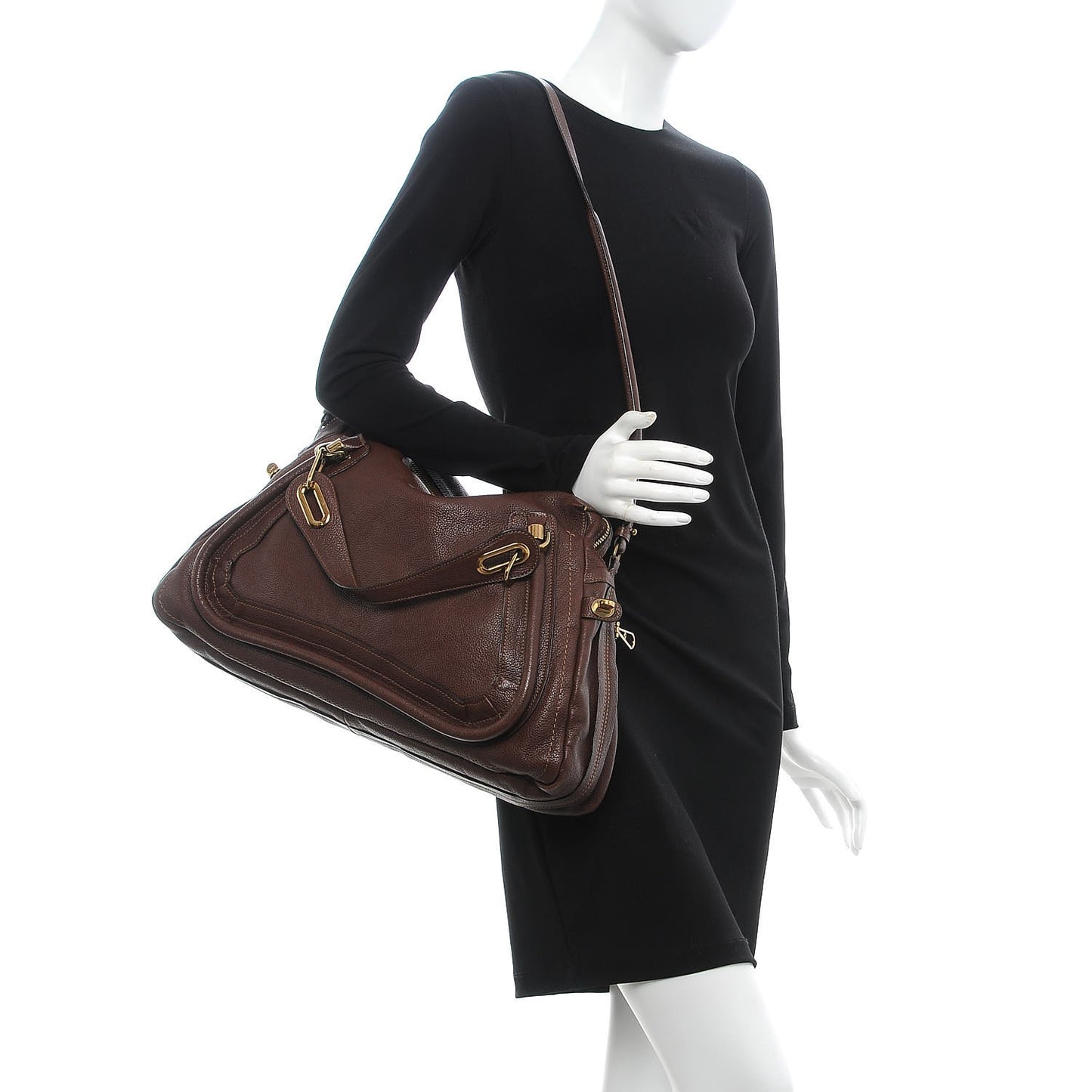 Calfskin Large Paraty Chocolate