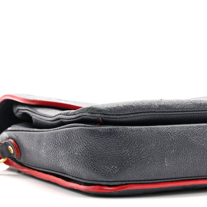 Louis Vuitton Empreinte Pochette Metis Marine Rouge 9 of 12