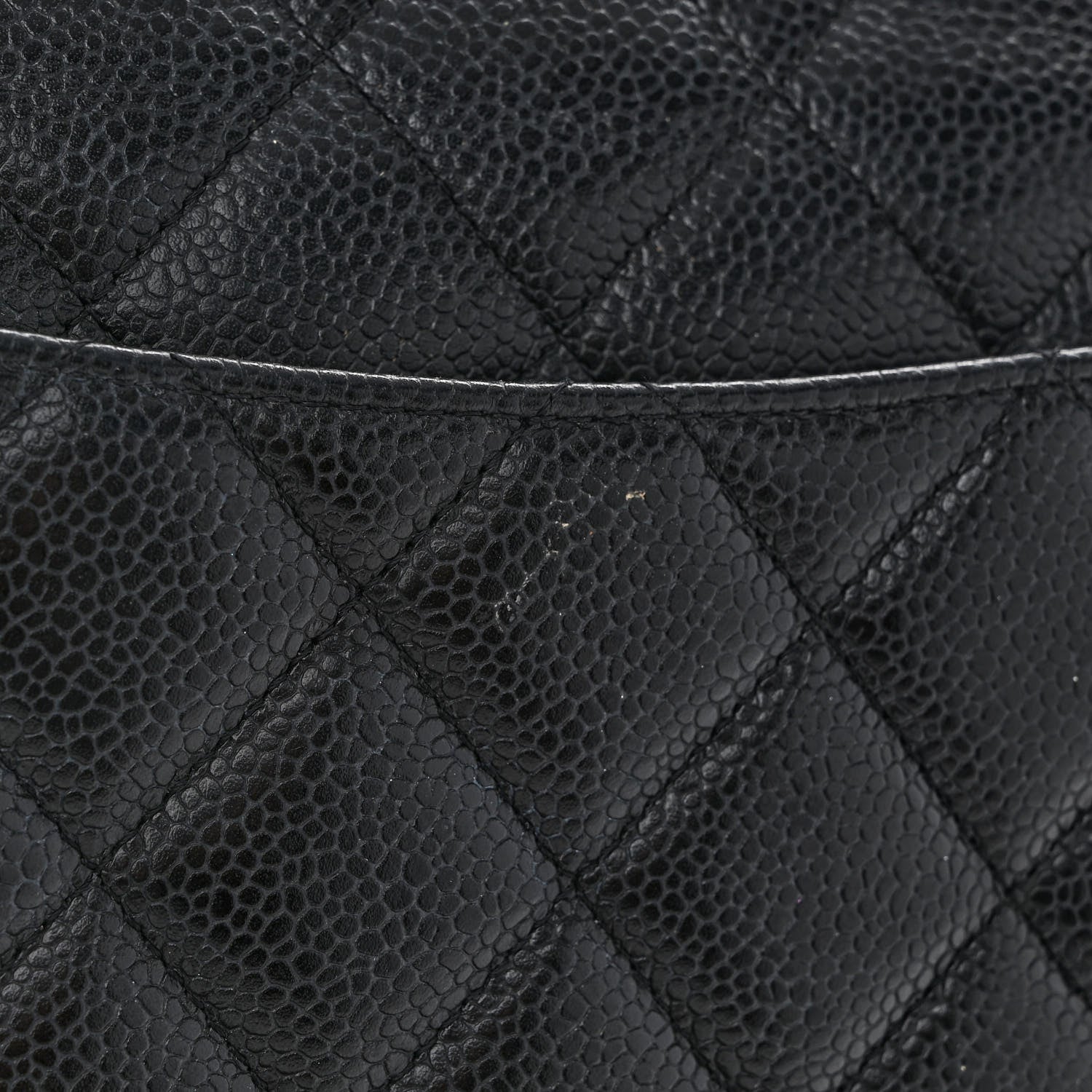 Chanel Caviar Quilted Jumbo Double Flap Black 12 of 13