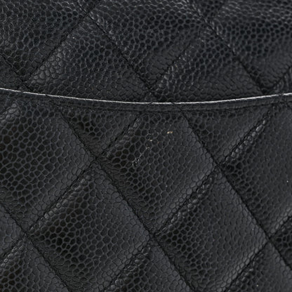 Chanel Caviar Quilted Jumbo Double Flap Black 12 of 13