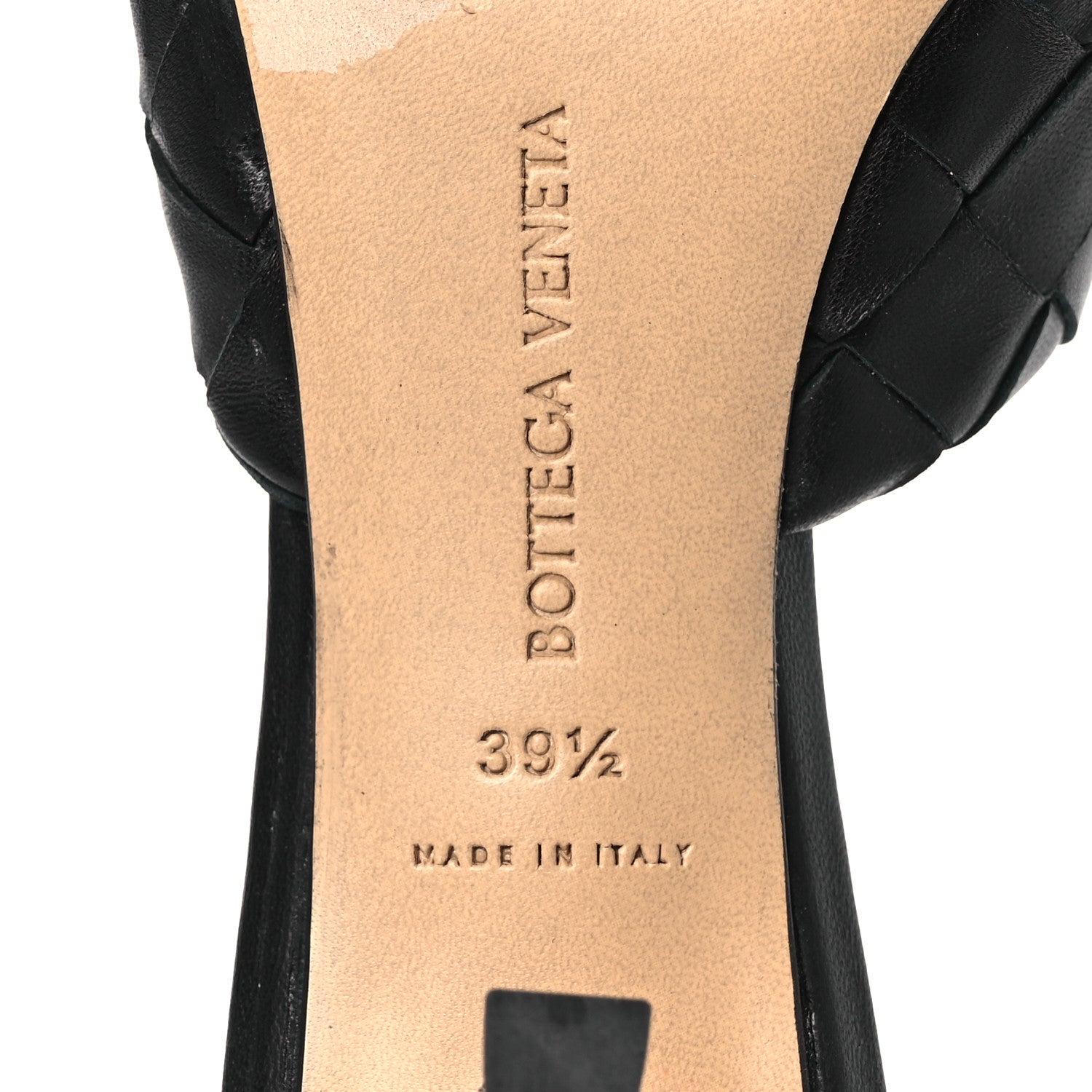 Bottega Veneta Nappa Intrecciato Blink Mule Sandals 39.5 Black 8 of 10