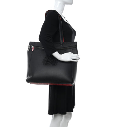 Christian Louboutin Empire Calfskin Studded Cabado Backpack Tote Black 2 of 10