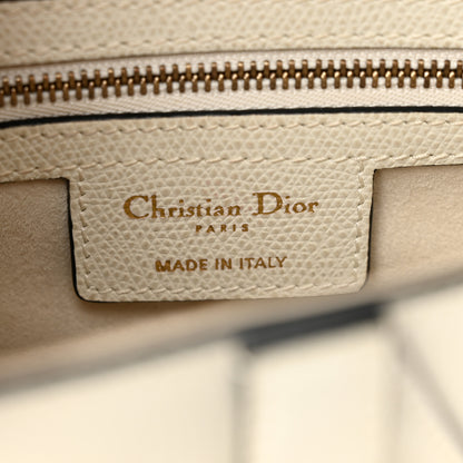 Christian Dior Grained Calfskin Saddle Bag White 6 of 10