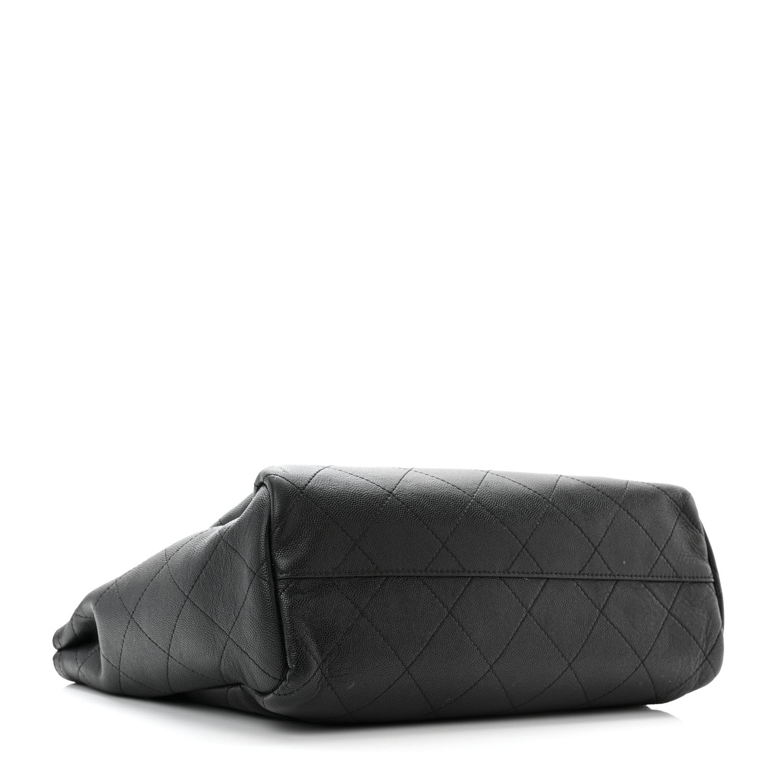 Chanel Caviar Stitched Large Lady Coco Shopping Tote Black 4 of 14