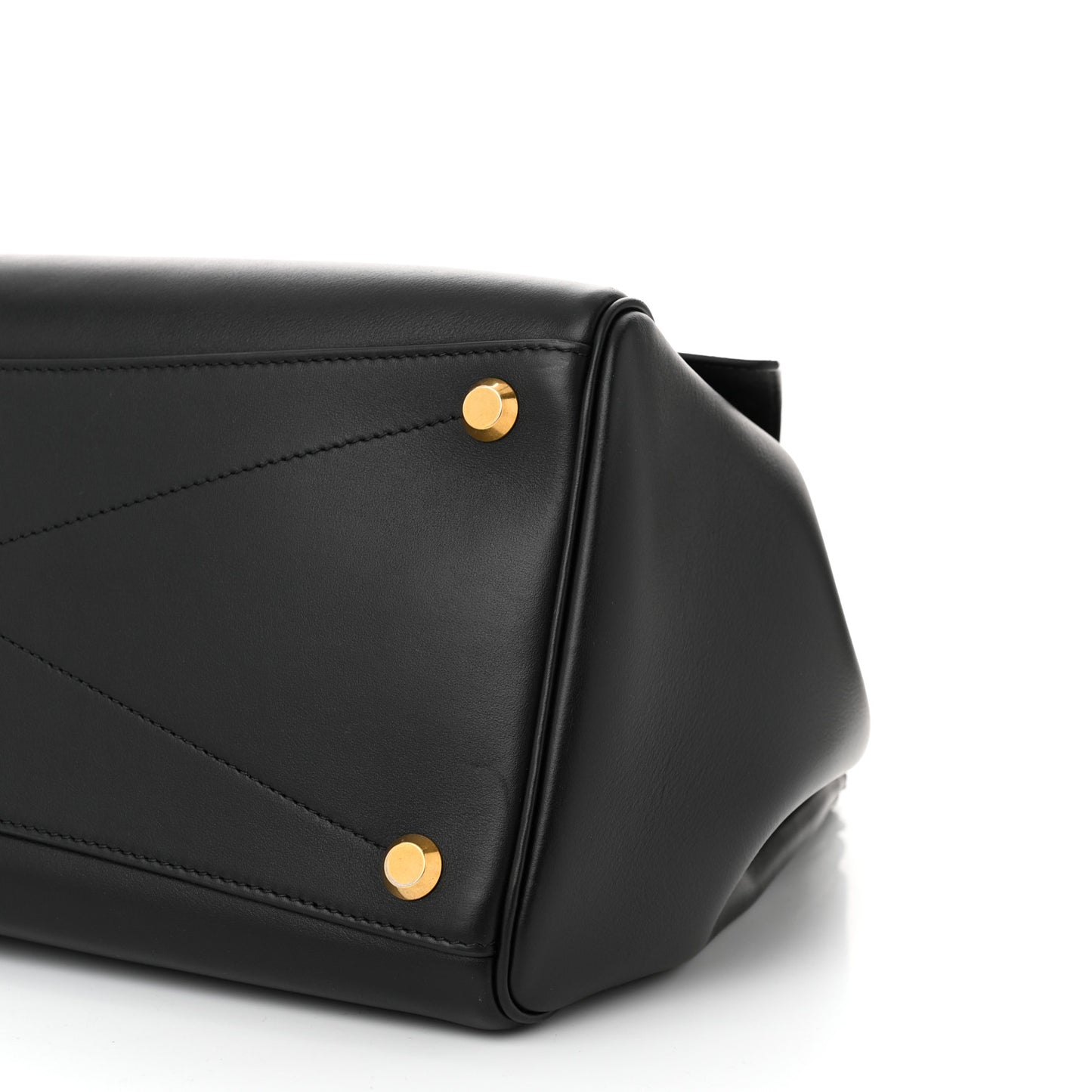 Smooth Calfskin Medium Bel Air Carry All Bag Black