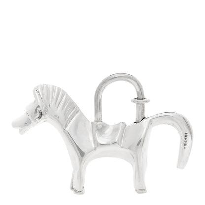 Hermes Sterling Silver Horse Cadena Lock 1 of 5