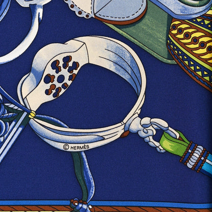 Hermes Silk Concours D'Etriers Scarf 90 4 of 5