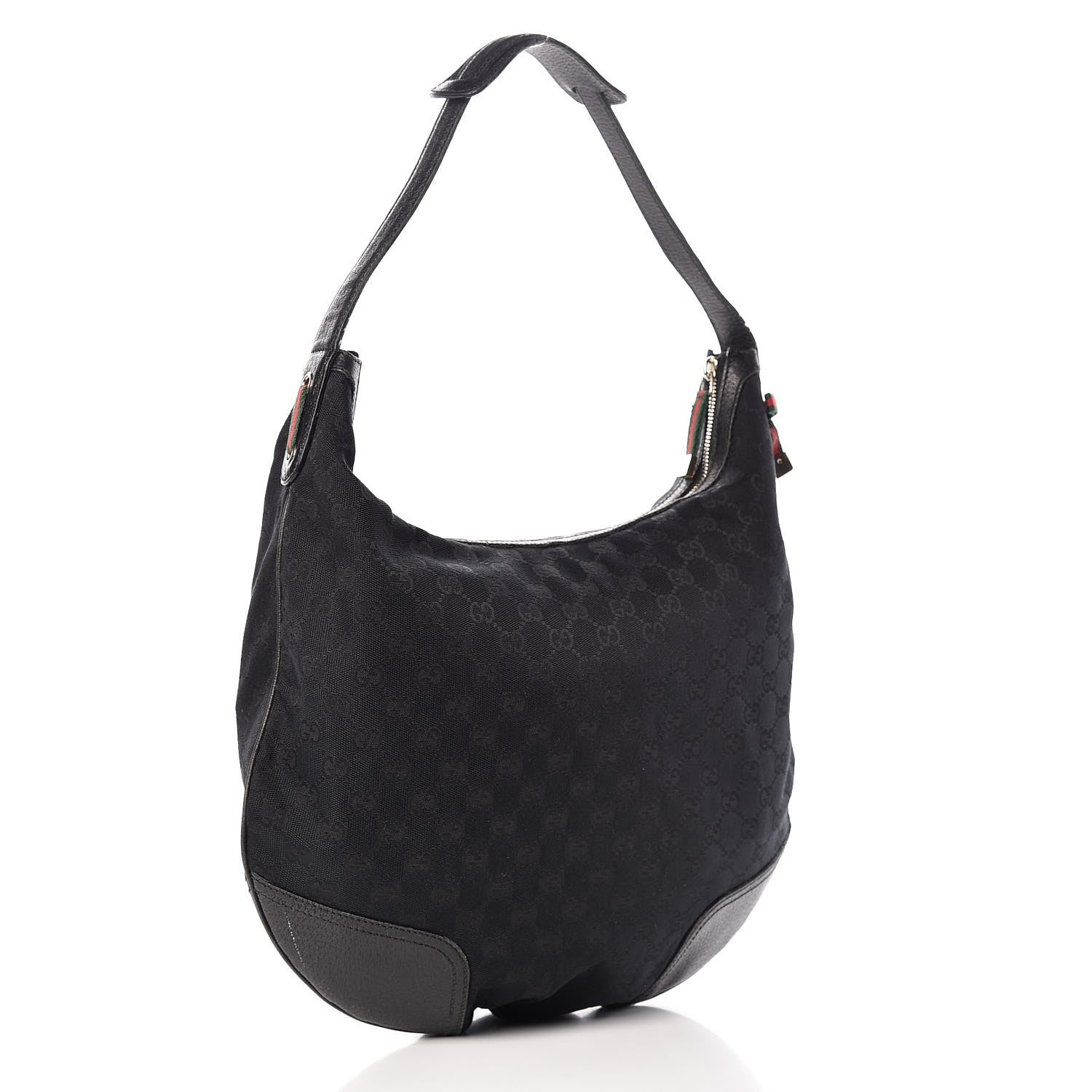 Gucci Monogram Large Princy Hobo Black 3 of 13