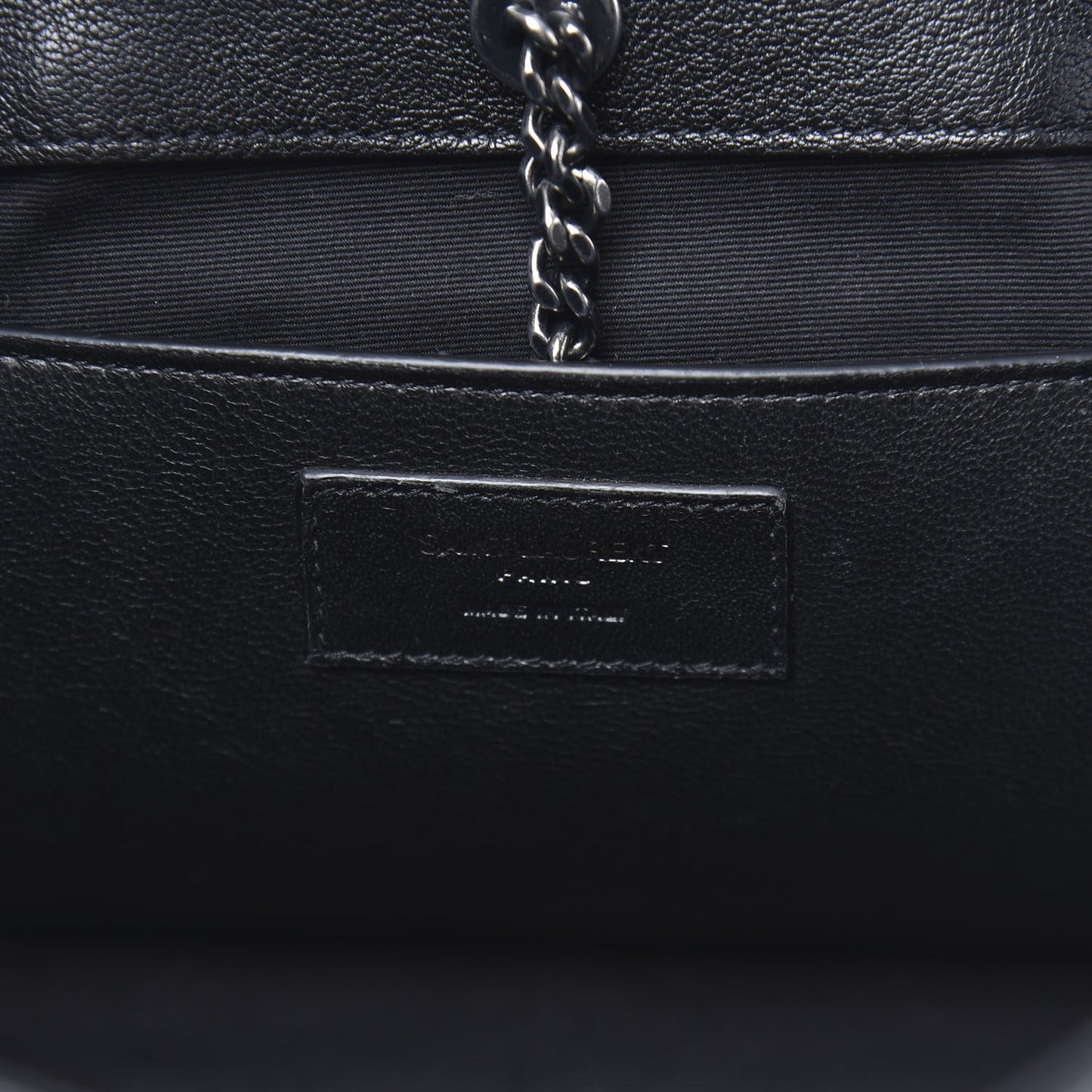 Vintage Lambskin Chevron Monogram Small Nolita Dark Green