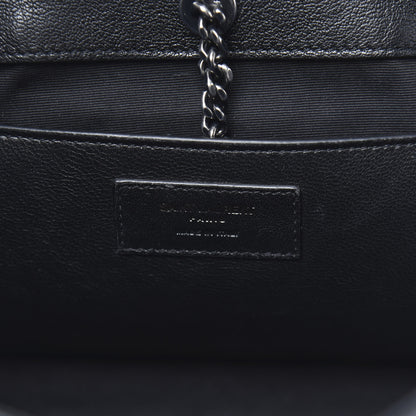 Saint Laurent Vintage Lambskin Chevron Monogram Small Nolita Dark Green 6 of 10