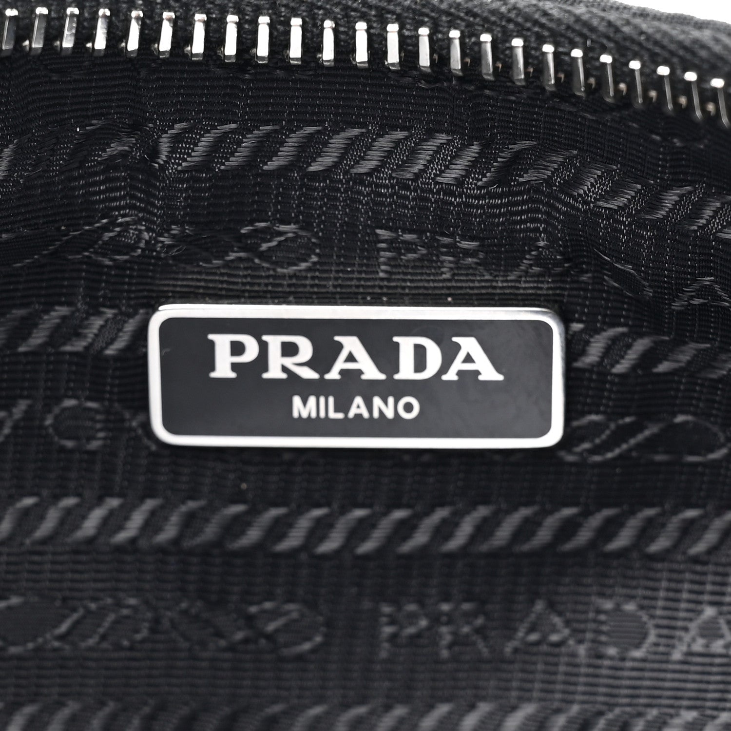 Prada Nylon Re-Edition 2005 Shoulder Bag Black 7 of 12