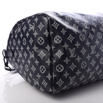 Louis Vuitton Monogram Upside Down Keepall Bandouliere 50 Ink 6 of 9