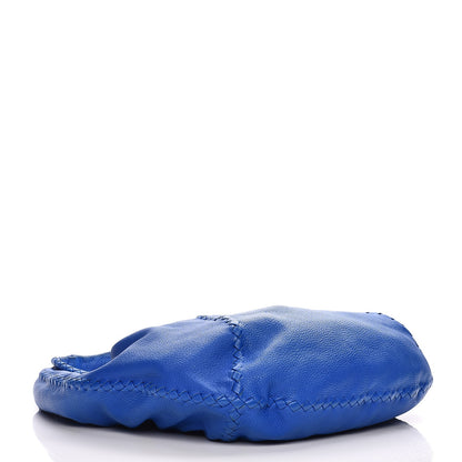 Bottega Veneta Cervo Deerskin Large Hobo Signal Blue 3 of 9