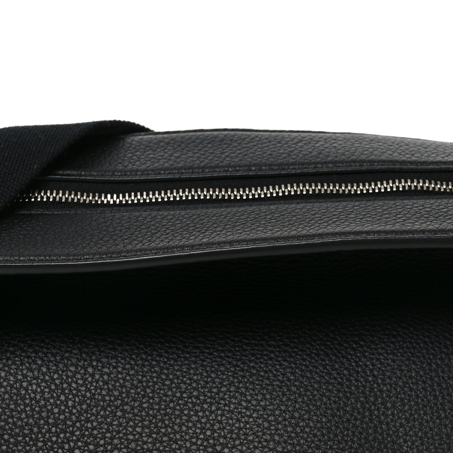 The Row Grained Calfskin Large Slouchy Banana Bag Black 15 of 19