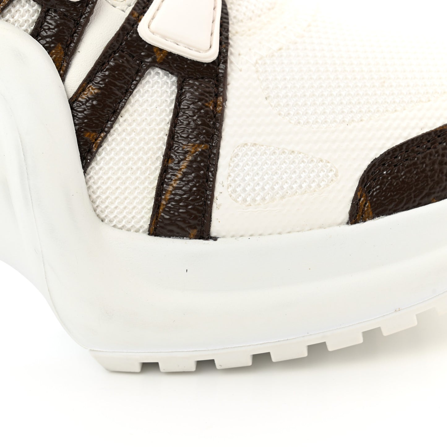 Patent Monogram LV Archlight Sneakers 36.5 White