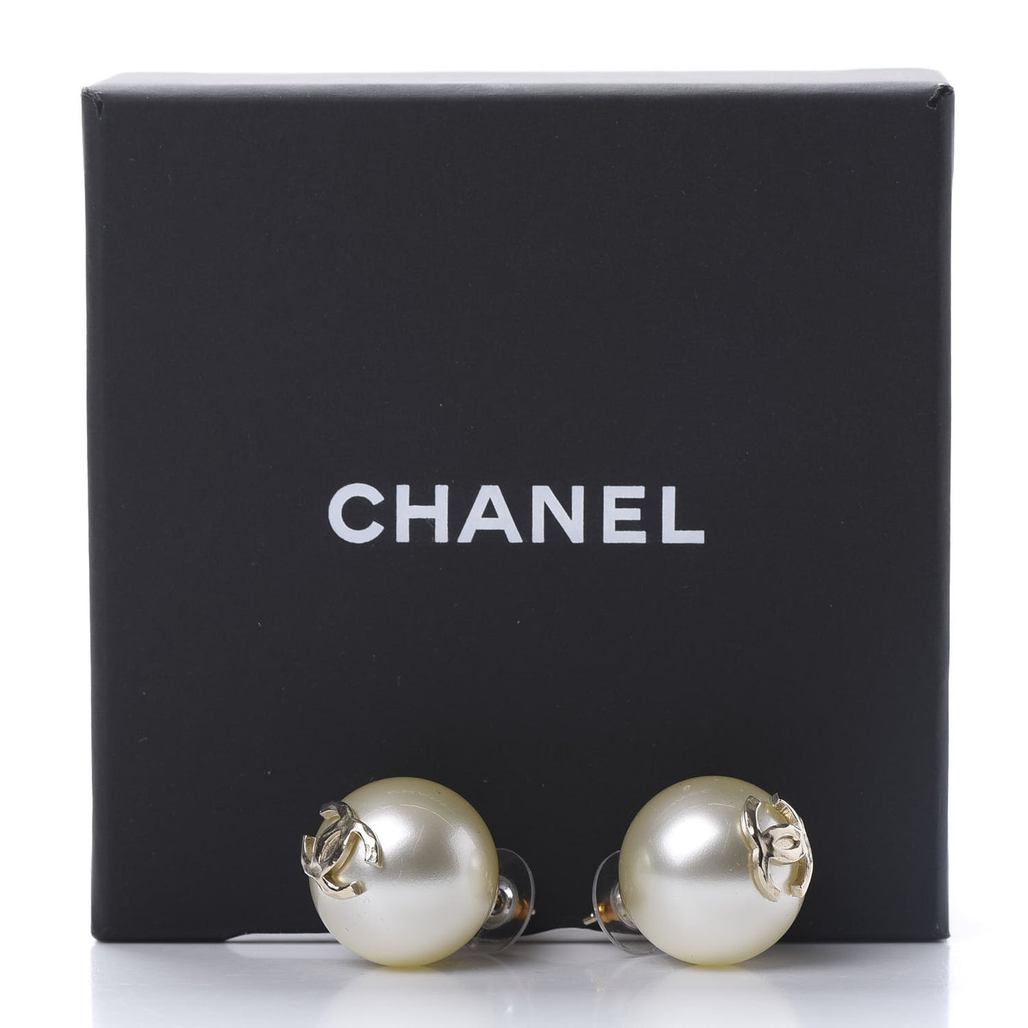 Pearl CC Large Earrings Gold