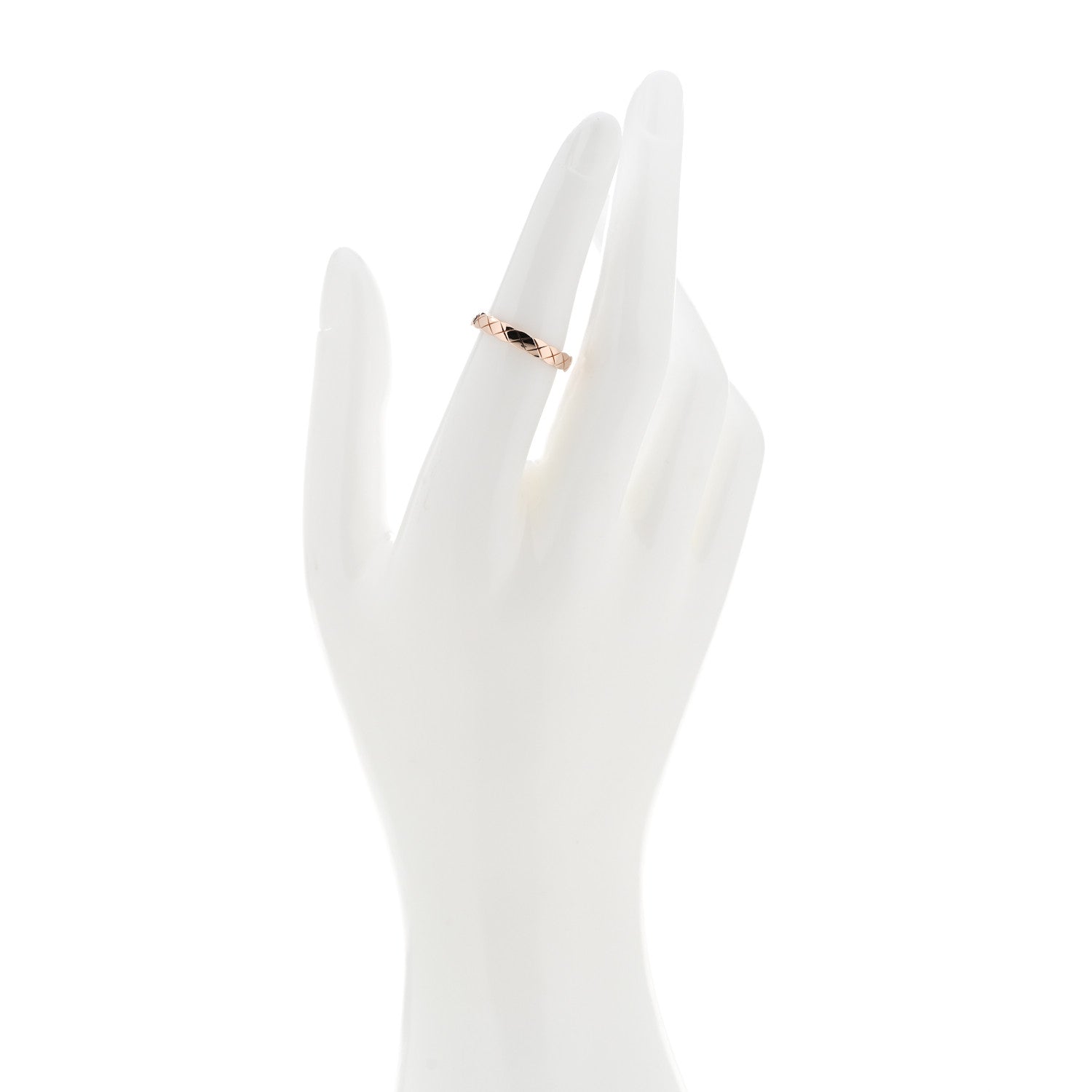 Chanel 18K Beige Gold Mini Coco Crush Ring 51 5.75 2 of 6