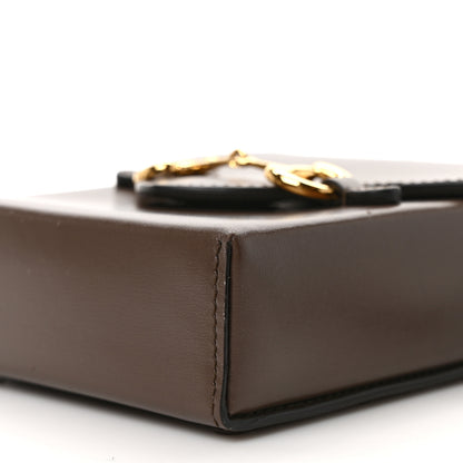 Gucci Boarded Plutone Calfskin Mini Horsebit 1955 Crossbody Bag New Acero 9 of 10