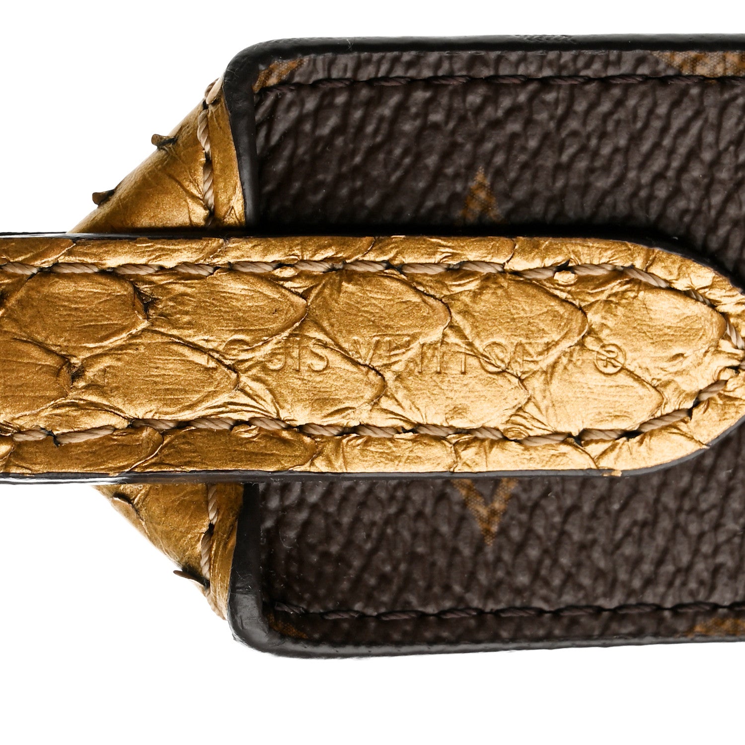 Louis Vuitton Snakeskin Calf Bandouliere Shoulder Strap 4 of 5