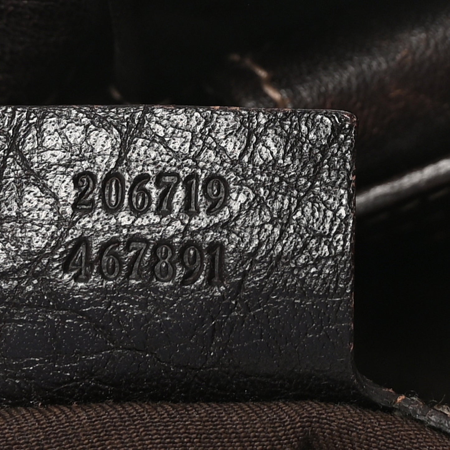Monogram Studded Pelham Tote Dark Brown