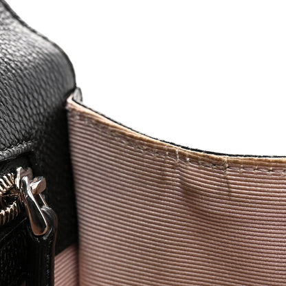 Christian Dior Grained Calfskin Medium Diorama Flap Bag Black 11 of 12