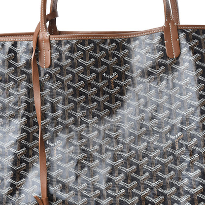 Goyard Goyardine Saint Louis GM Black Gold 8 of 9