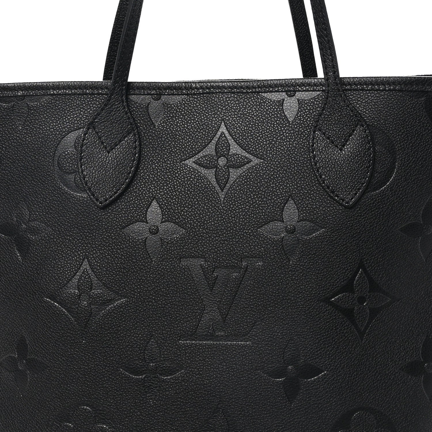 Louis Vuitton Empreinte Monogram Giant Neverfull MM Black 8 of 10