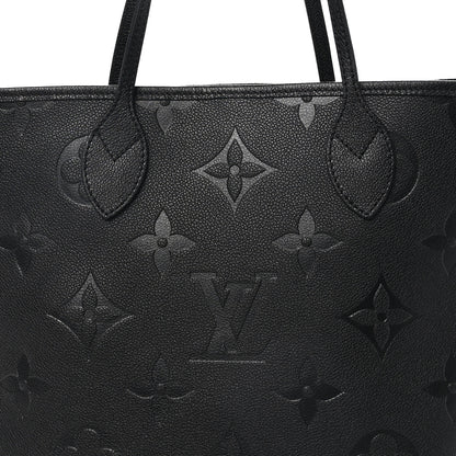 Louis Vuitton Empreinte Monogram Giant Neverfull MM Black 8 of 10