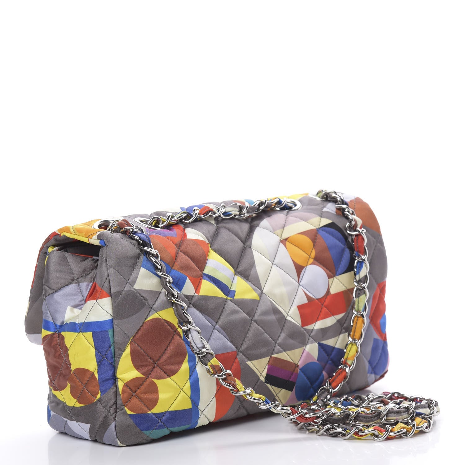 Chanel Nylon Printed Small Coco Color Flap Multicolor 3 of 10