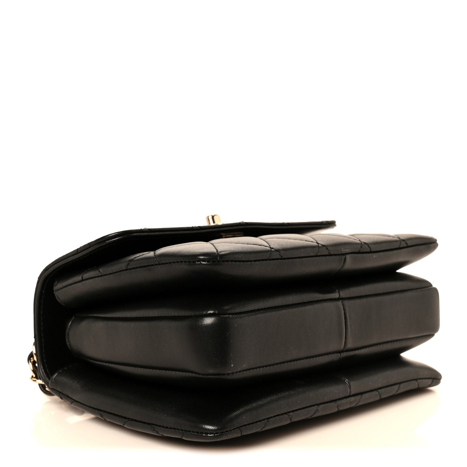 Chanel Lambskin Quilted Mini Trendy CC Dual Handle Flap Bag Black 4 of 12
