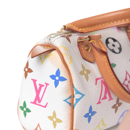 Louis Vuitton Monogram Multicolor Mini Sac HL Speedy White 12 of 13