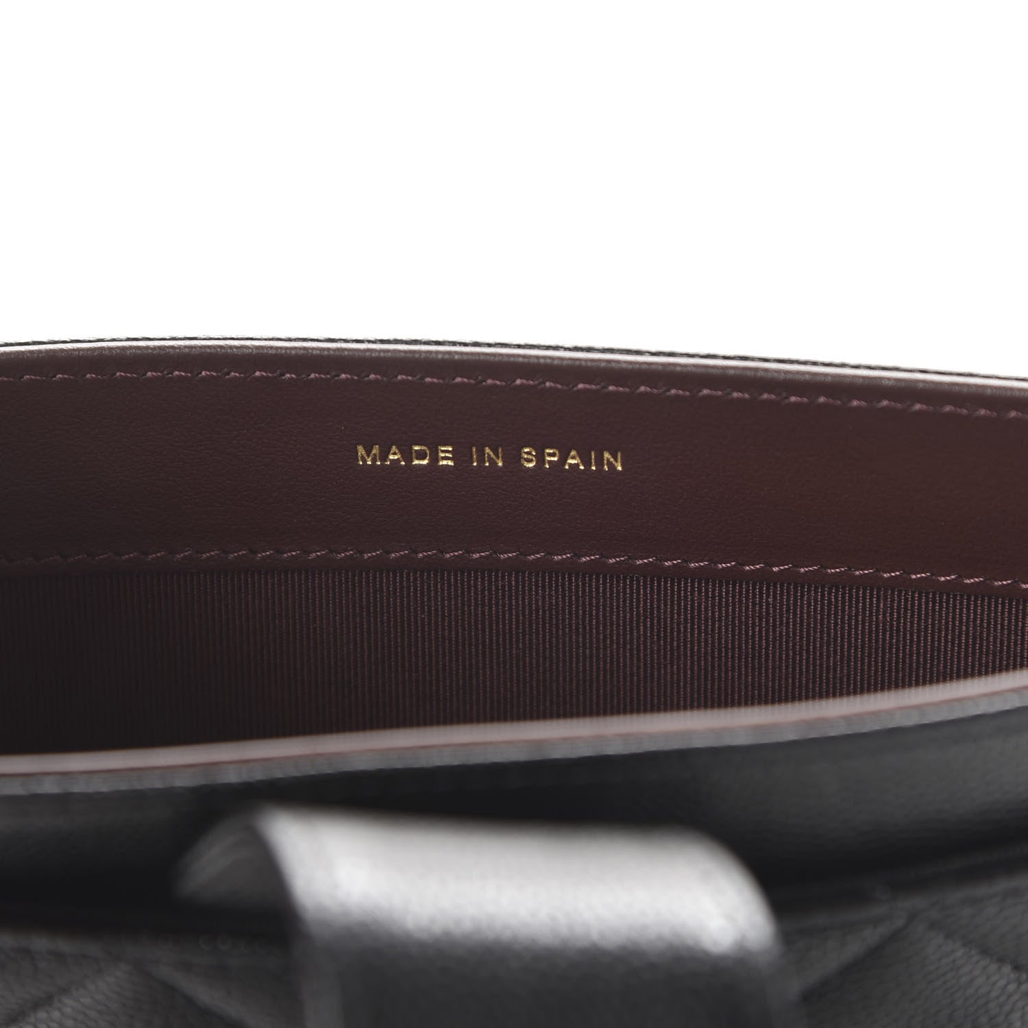 Chanel Caviar Quilted Classic Strap Pouch Black 8 of 12