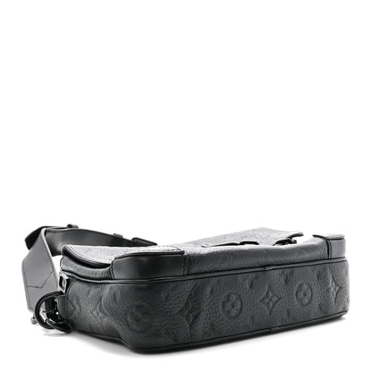 Louis Vuitton Taurillon Monogram Steamer Messenger Black 4 of 9