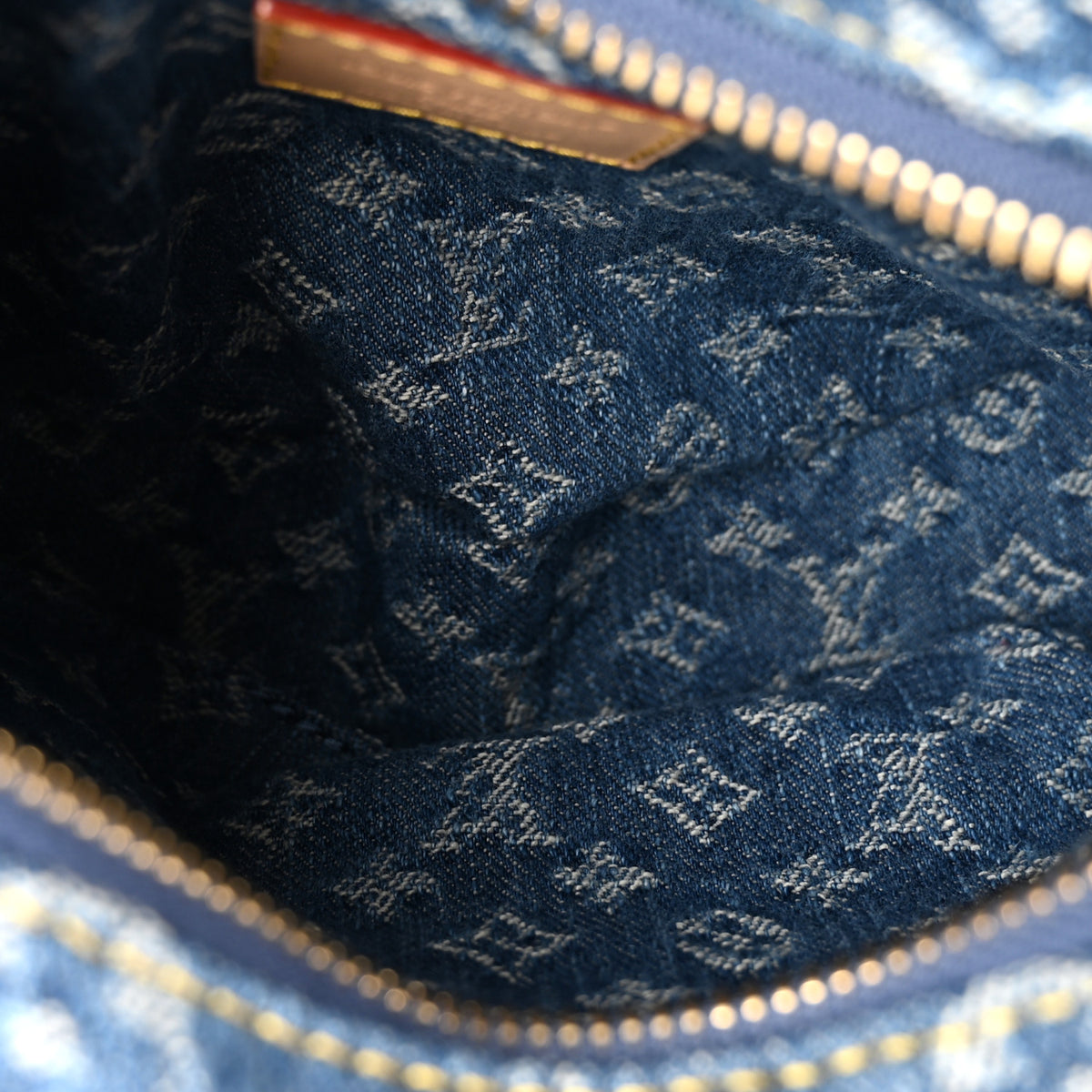 Louis Vuitton Monogram Denim Pochette Valley Blue 5 of 9