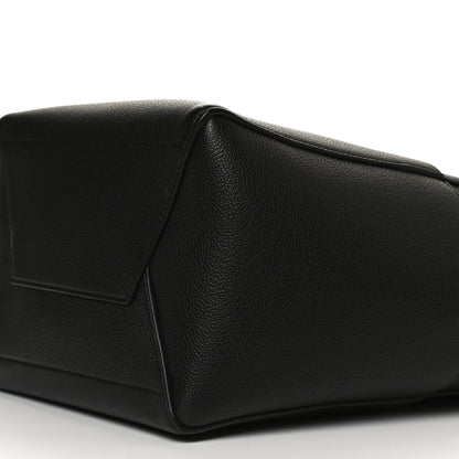 Celine Soft Grained Calfskin Sangle Bucket Bag Black 10 of 12