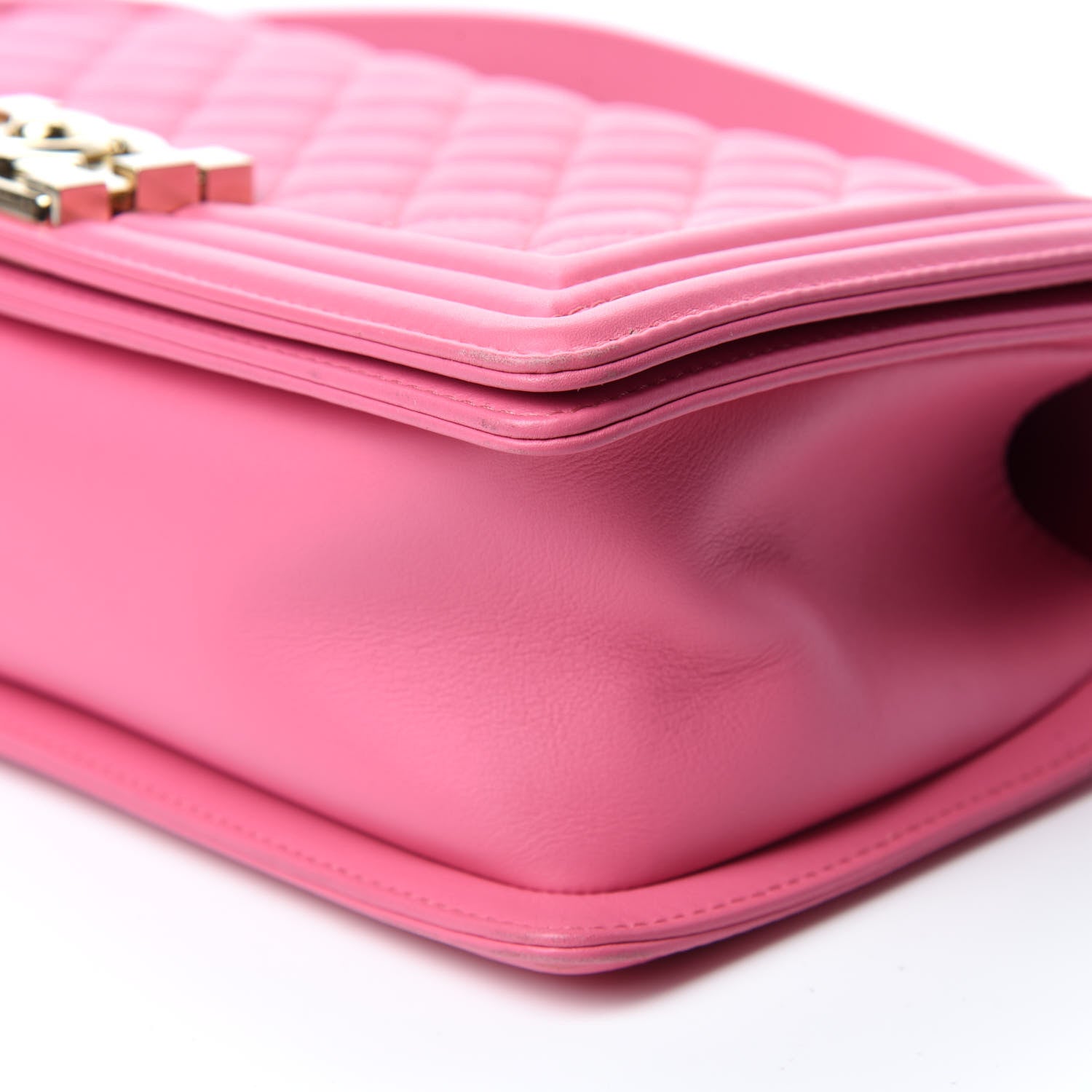 Chanel Lambskin Quilted Medium Boy Flap Pink 7 of 10