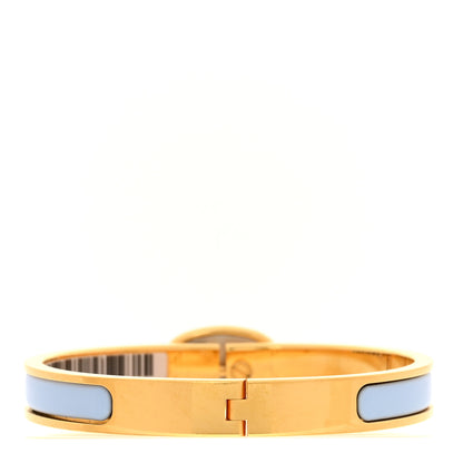 Hermes Enamel Mini Clic Chaine d'Ancre Bracelet PM Bleu Ciel 3 of 4